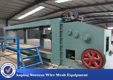 Chiny 3300mm ocynkowana gabionowa siatkowa maszyna w kolorze szarym do tkania dużych drucianych siatek dostawca